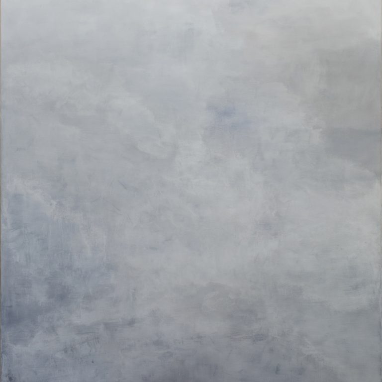Gathering #1, 2017 Tempera on canvas 75 x 59 in. (190 x 150 cm.)
