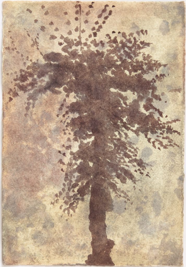 Study for Himmelseleiter #12 (Goethestraße), 2015 Watercolor on paper. 10 1/4 x 7 in. (26 x 17.7 cm.)