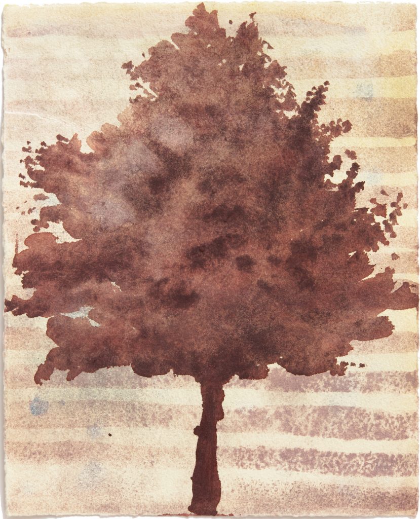 Study for Himmelseleiter #14 (Uferstraße), 2015 Watercolor on paper. 10 x 8 in. (25.4 x 20.3 cm.)