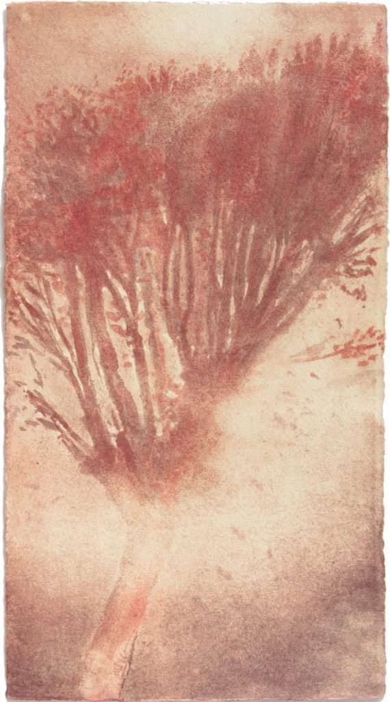 Study for Himmelsleiter #20 (Venice Blvd.), 2015 Watercolor on paper. 12 1/2 x 7 in. (31.7 x 17.7 cm.)