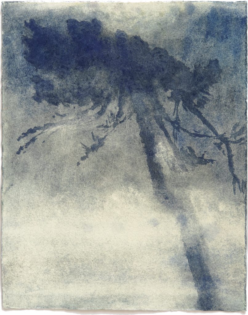 Study for Himmelsleiter #3 (Riva di Corinto), 2015 Watercolor on paper. 10 x 8 in. (25.4 x 20.3 cm.)