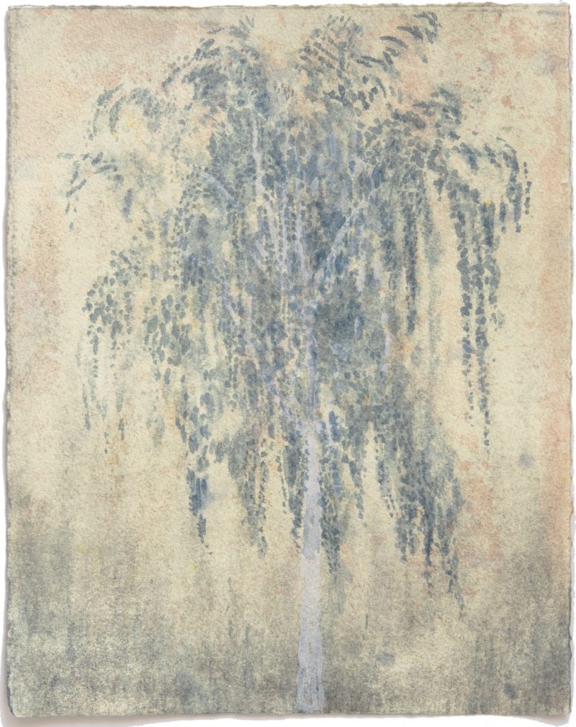 Study for Himmelsleiter #7 (Lynarstraße), 2015 Watercolor on paper. 10 x 8 in. (25.4 x 20.3 cm.)