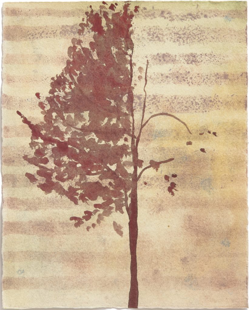 Study for Himmelseleiter #9 (Torstraße), 2015 Watercolor on paper. 10 x 8 in. (25.4 x 20.3 cm.)