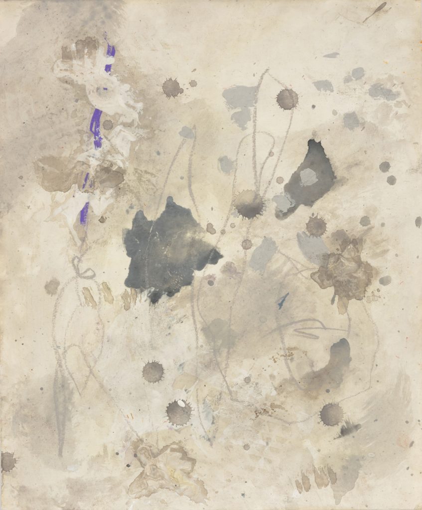 New York Sidewalk Drawing (Broken Purple Line), 1996-97