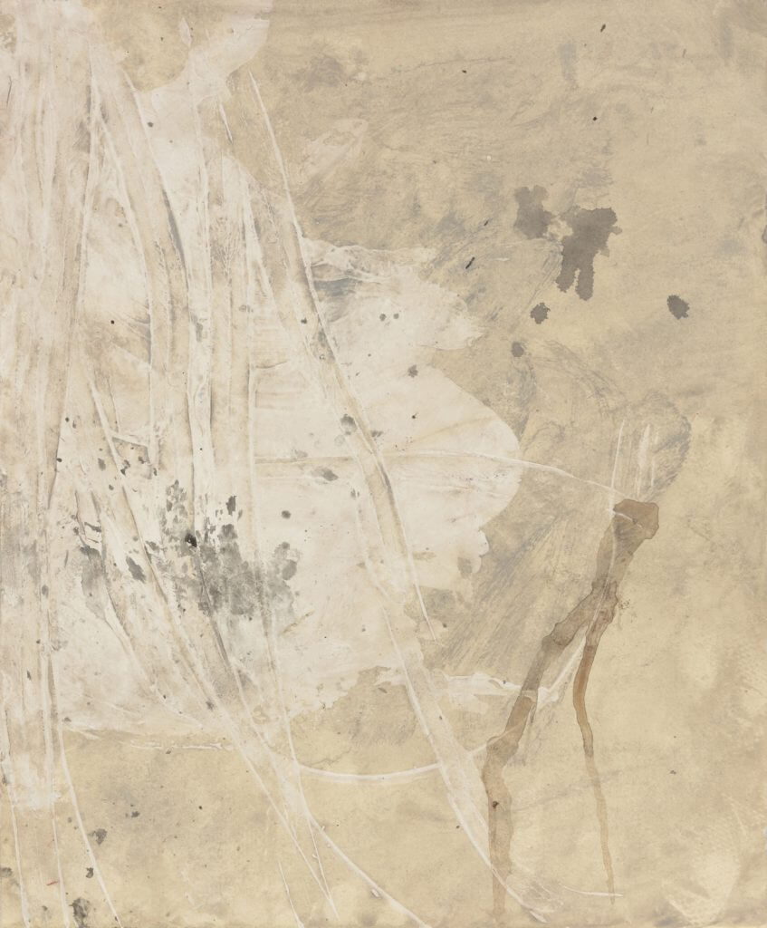 New York Sidewalk Drawing (White), 1996-97